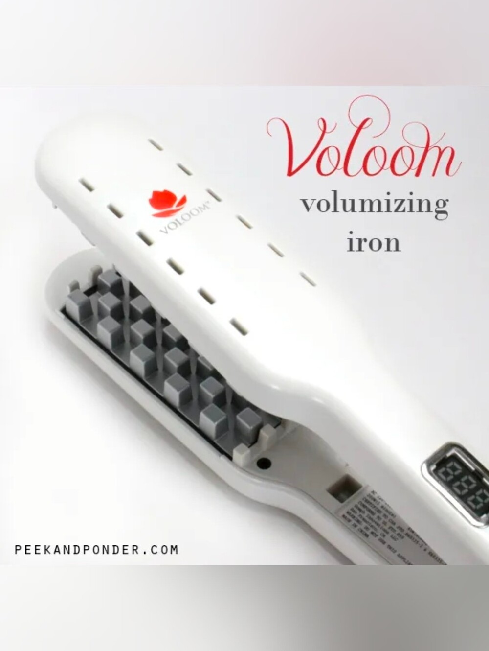 VOLOOM Volumizing Iron - NEW